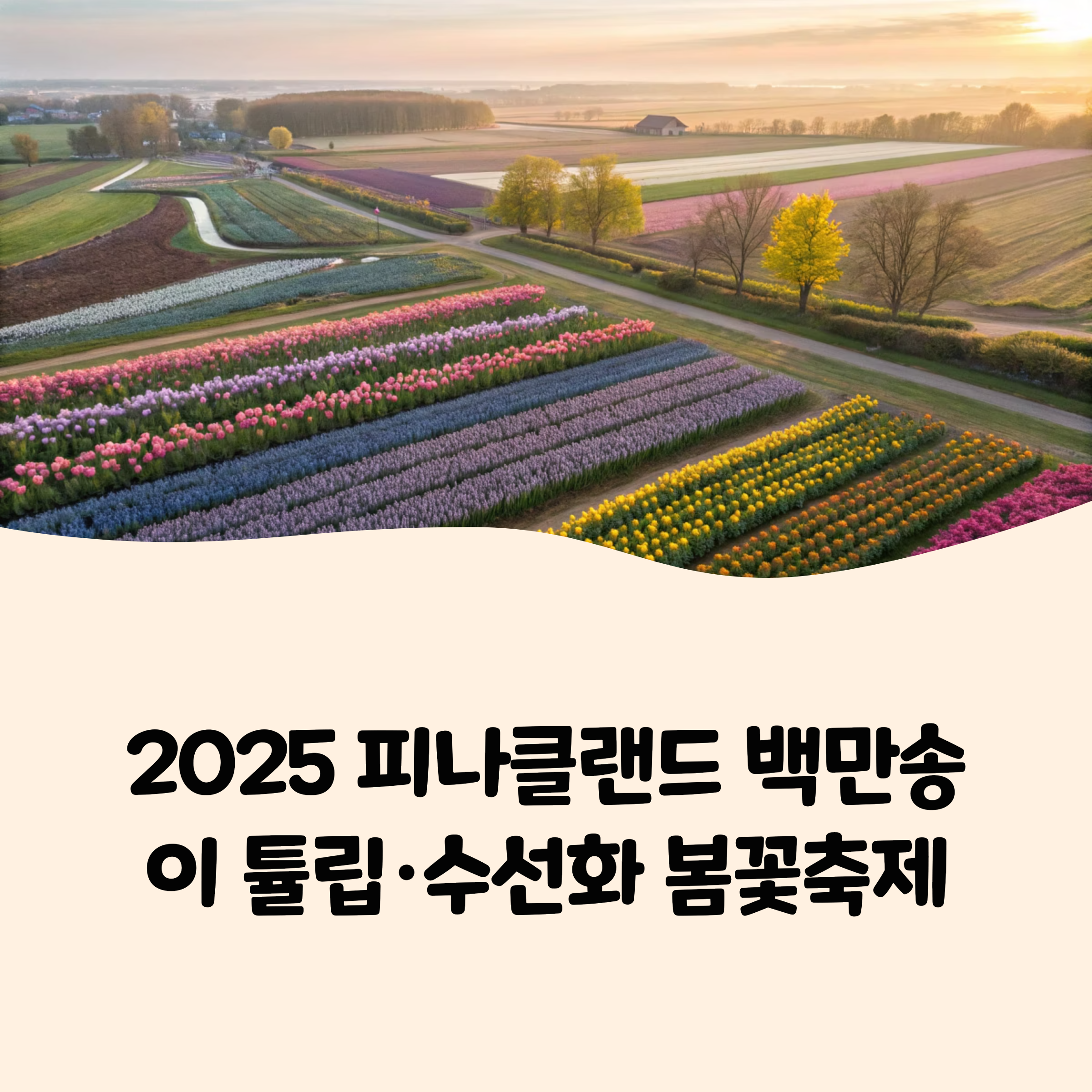 피나클랜드 백만송이 튤립축제