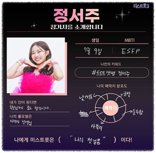 정서주 프로필