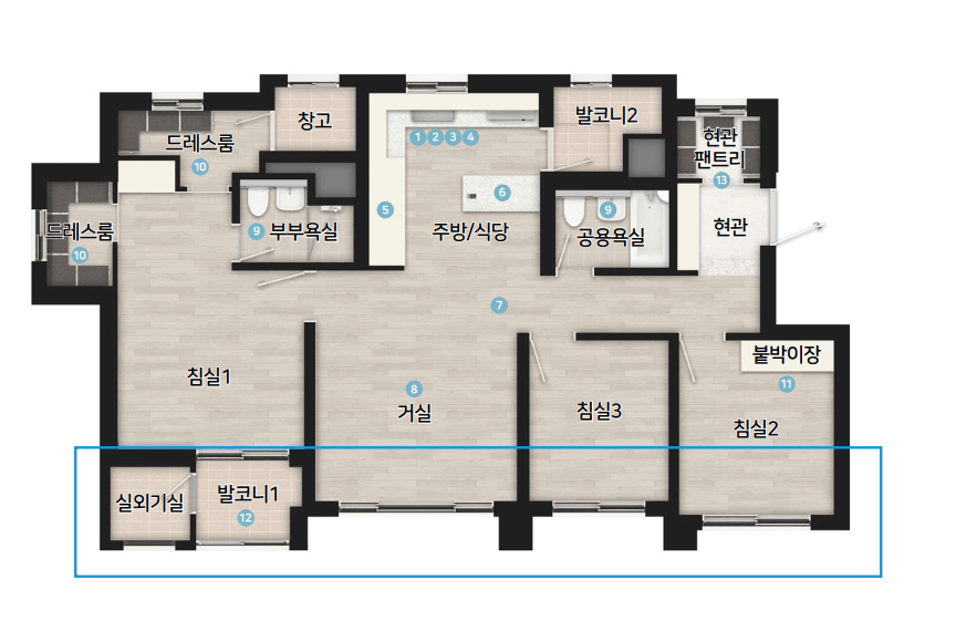 다산유보라마크뷰-67-평면도