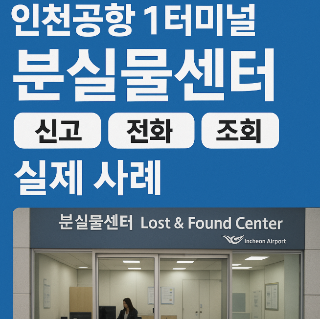 인천공항 1터미널 분실물센터