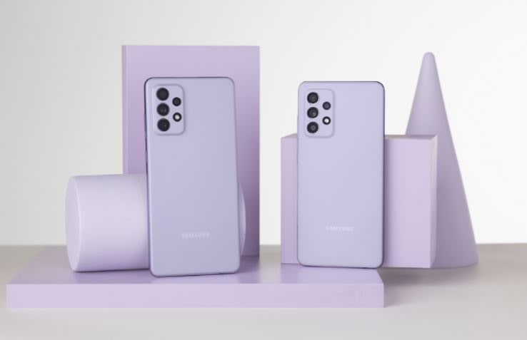 갤럭시 A52 바이올렛