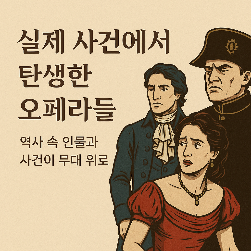 실제 사건에서 탄생한 오페라들