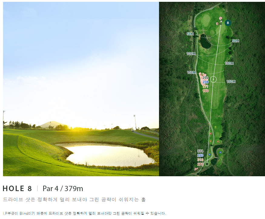 플라자 컨트리클럽 아웃코스 8