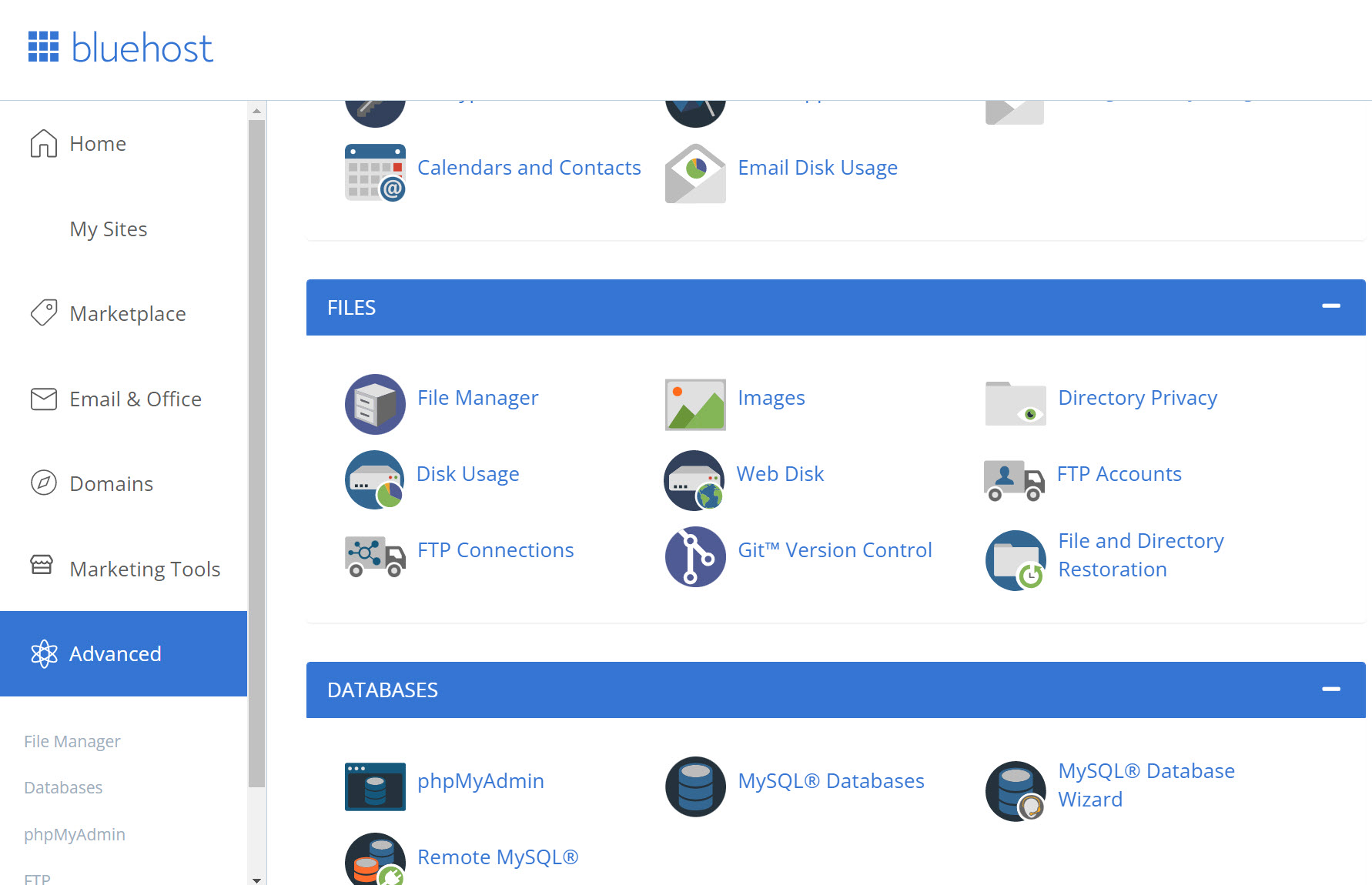 블루호스트 사이트 백업 방법 (Bluehost 공유호스팅 및 VPS)