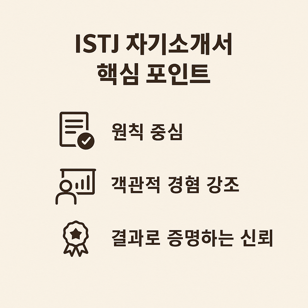 ISTJ 성향 분석: 원칙과 신뢰 기반의 자기소개서