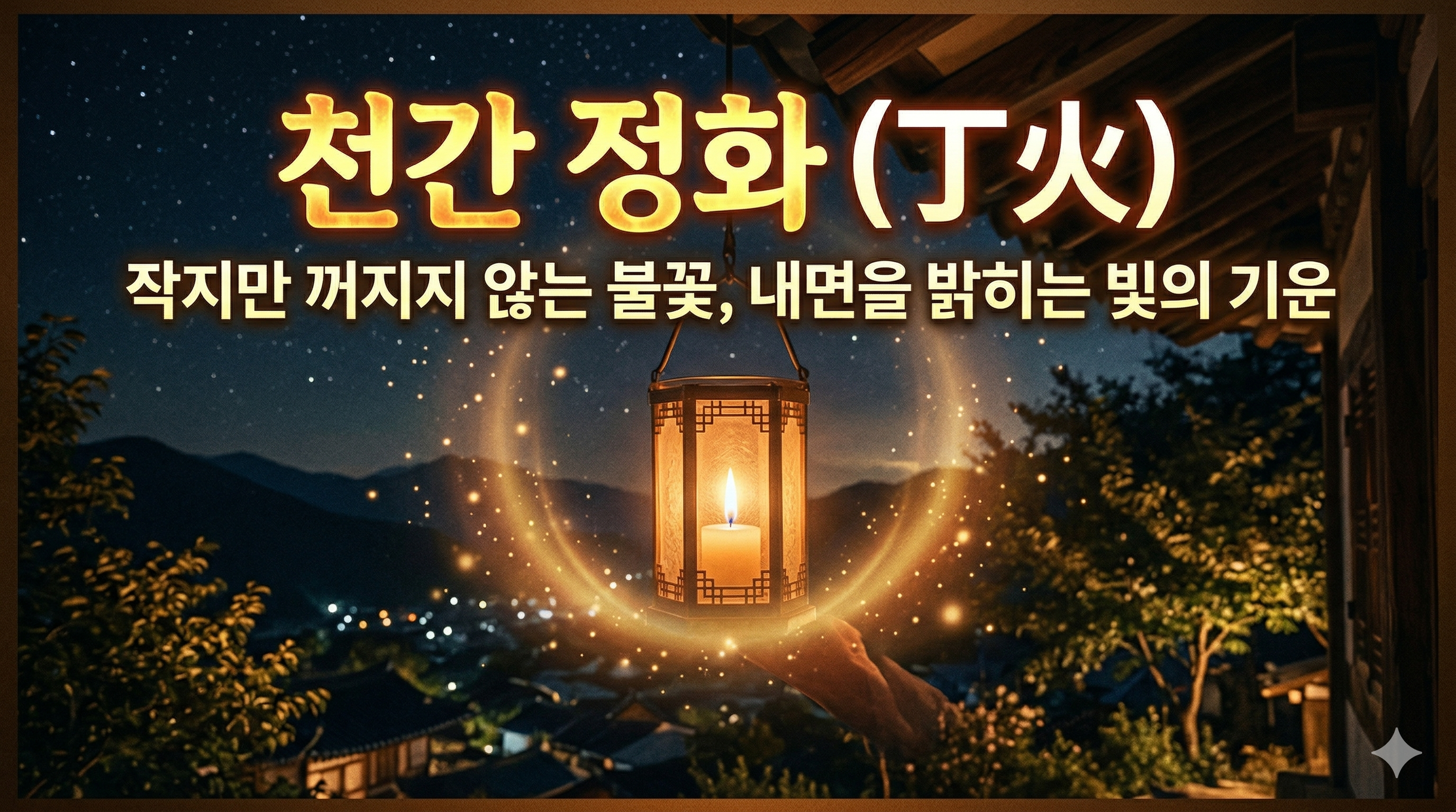 천간 정화에 대해 이해합니다