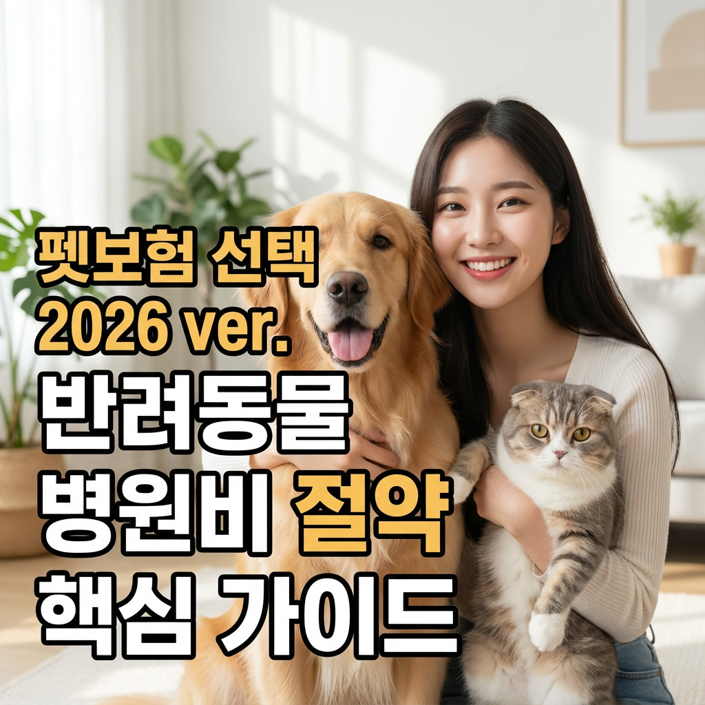 펫보험 선택 2026 ver. | 반려동물 병원비 절약 핵심 가이드