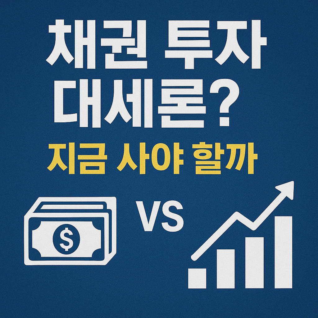 채권 투자 대세론? 지금 사야 할까 vs 기다려야 할까
채권투자,채권ETF,장기채ETF,금리전망,채권대세론,채권지금사야할까,채권투자전략,금리인하수혜주,안전자산투자,투자포트폴리오
