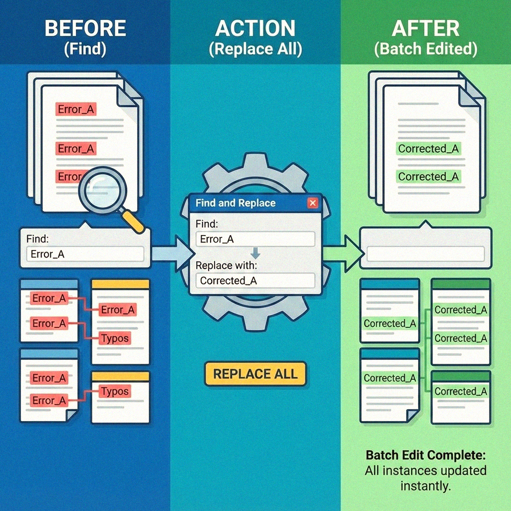 엑셀 수식 한 번에 수정하는 비법 공개