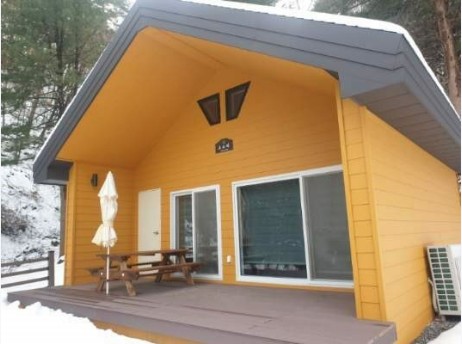 치악산자연휴양림 4인실 배치도