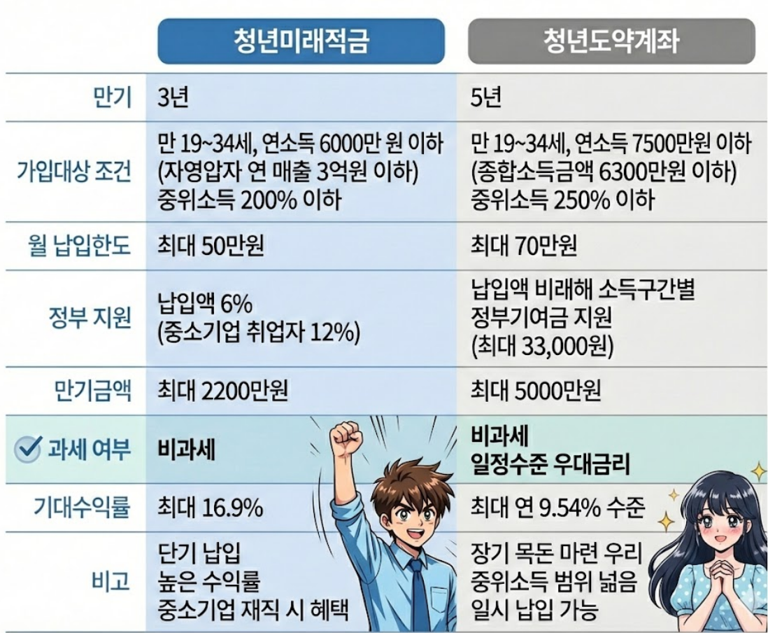 청년미래적금-비교
