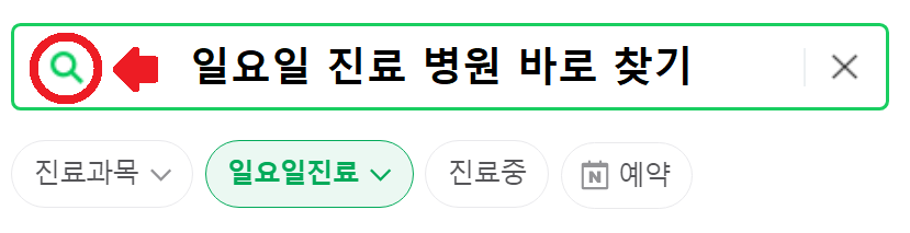 일요일 진료 병원 찾기 (일요일 문여는 병원)