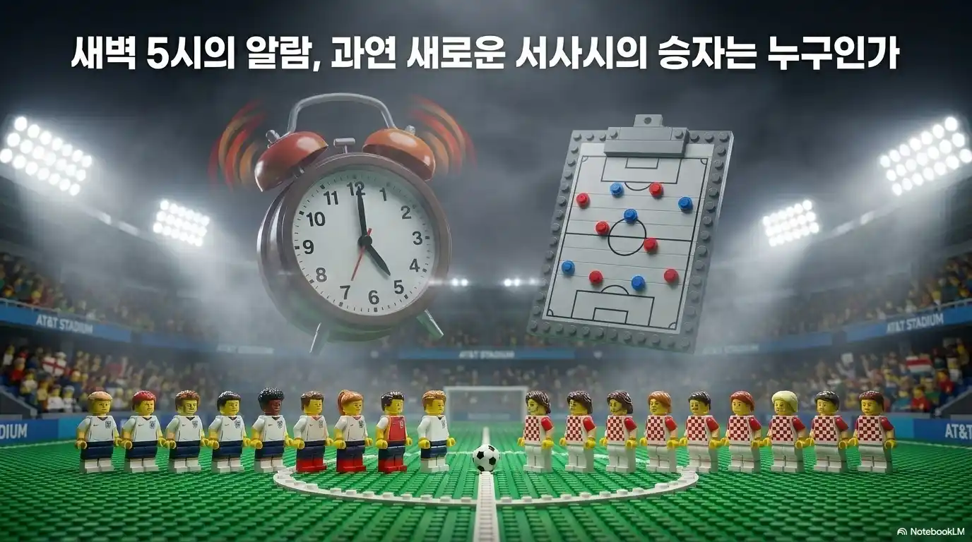 새벽 5시 잉글랜드 크로아티아 경기 선발 라인업 대결