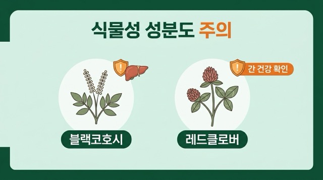 블랙코호시 레드클로버 주의사항