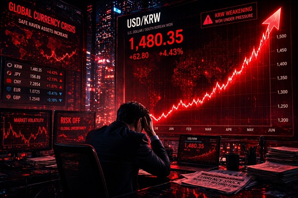 환율 급등 이미지
