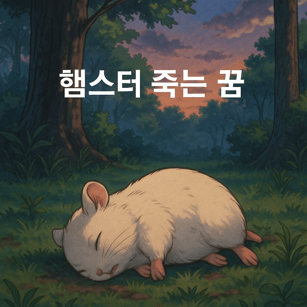 햄스터 죽는 꿈
