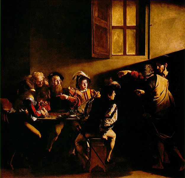 성 마태오의 소명(The Calling of Saint Matthew)-카라바조