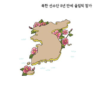 북한-선수단