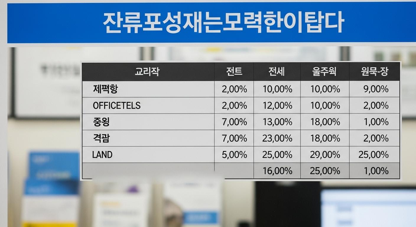 서울 부동산 중개수수료율표