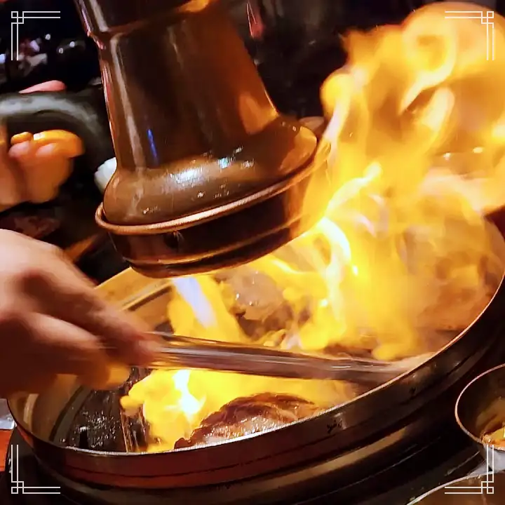 줄서는식당 송파구 잠실 이베리코 목살 토치불 바베큐 맛집 엄현경 송리단길 석촌호수 핫플 목차돌 베요타 하몽 청국장 된장찌개 권율 추천 50회 소개