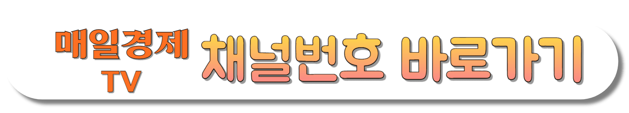 매일경제TV-채널번호-바로가기