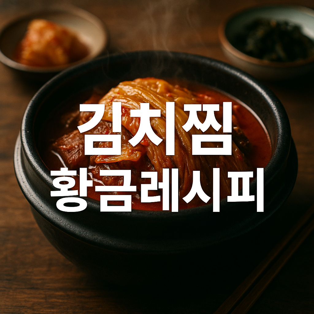 김치찜 황금레시피