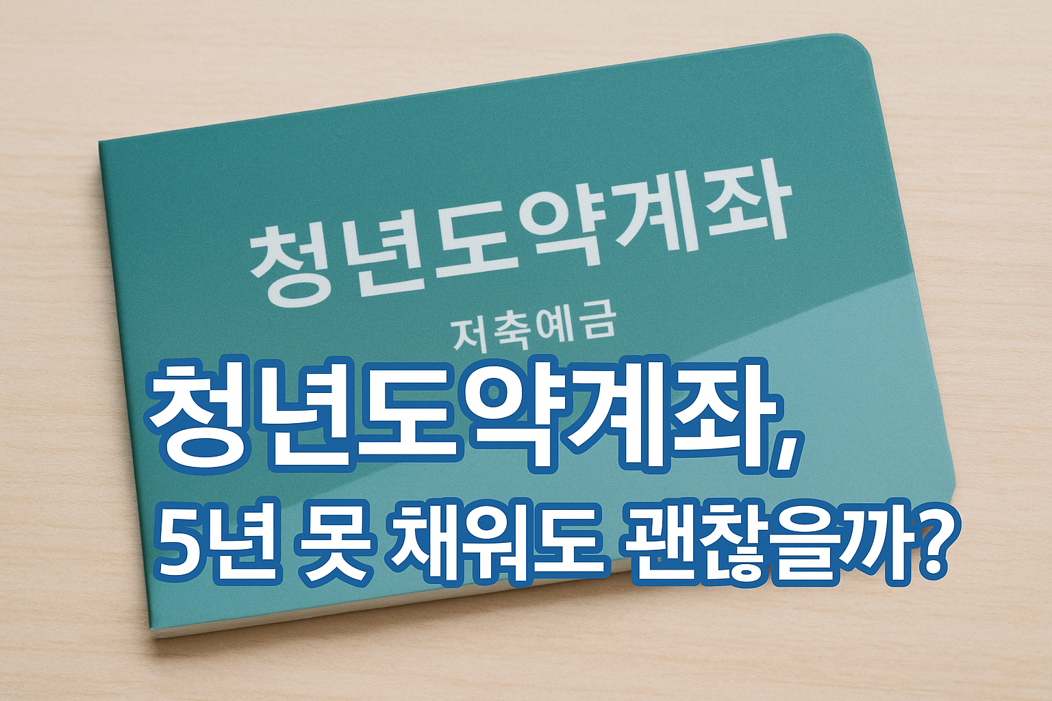 청년도약계좌, 5년 못 채워도 괜찮아? 중도해지, 손해 아닐 수도 있는 3가지 이유