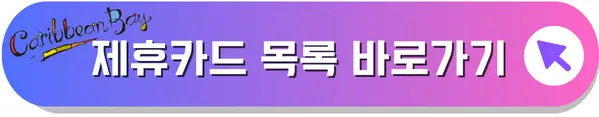캐리비안베이 제휴카드목록