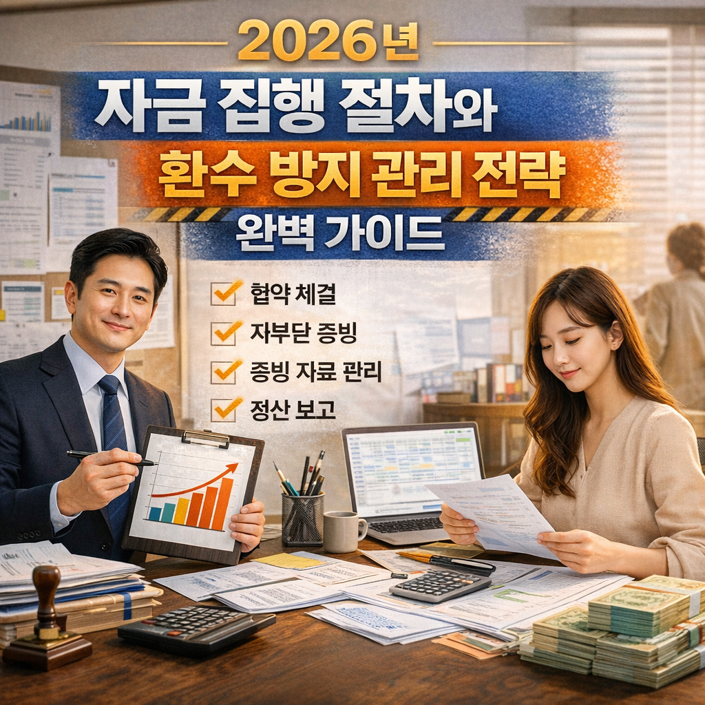 2026 선정 후 자금 집행 절차와 환수 방지 관리 전략 완벽 가이드