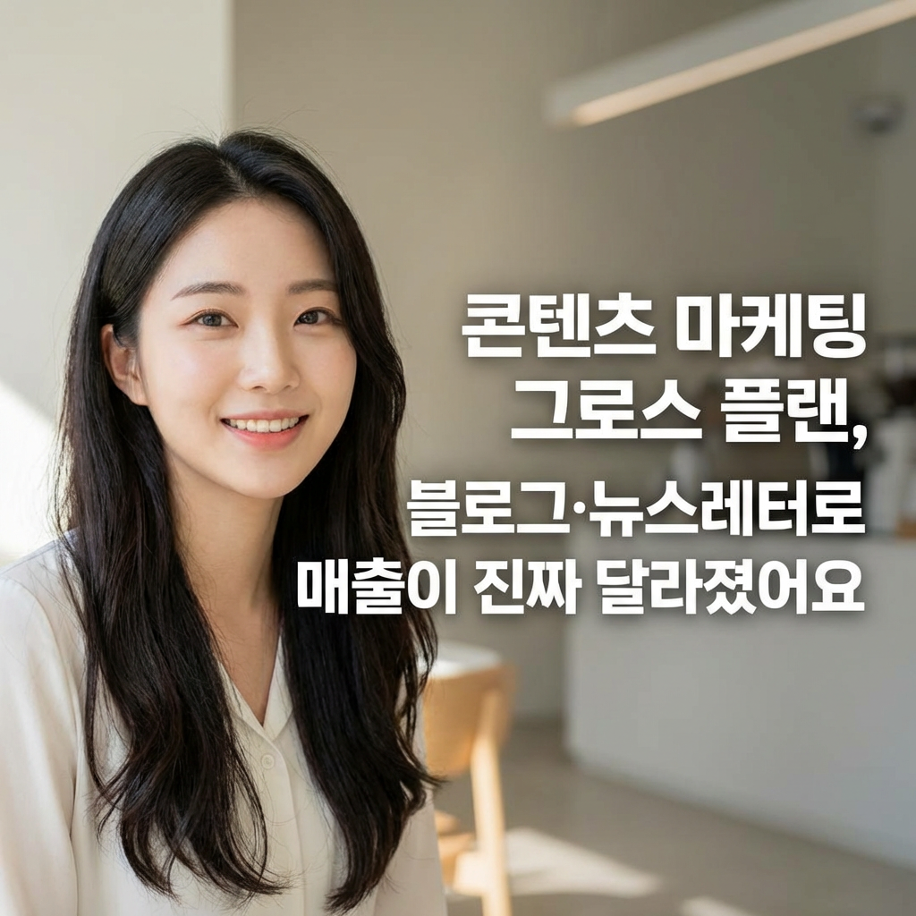 콘텐츠 마케팅 그로스 플랜, 블로그&middot;뉴스레터로 매출이 진짜 달라졌어요