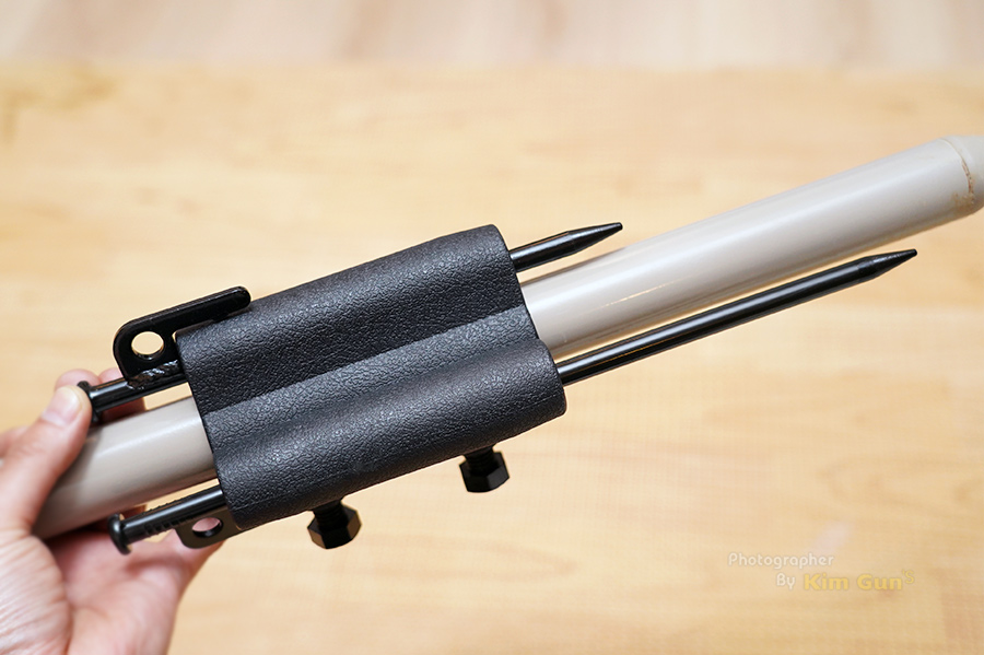 브리즈문 폴대지킴이3에 단조팩 길이 비교