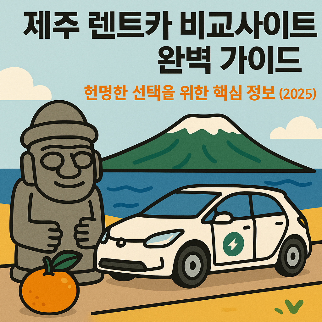 제주 렌트카 비교사이트 완벽 가이드 - 현명한 선택을 위한 핵심 정보 (2025)