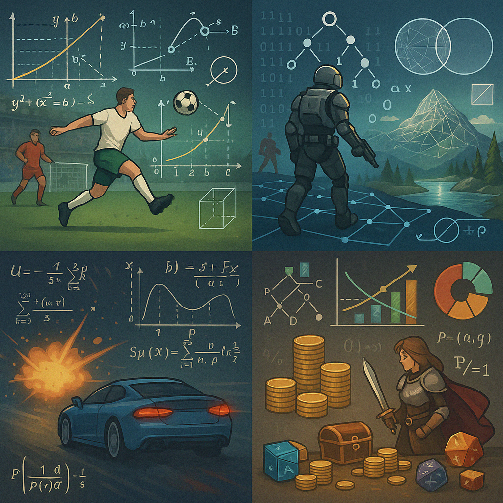 수학으로 풀어낸 가상 세계 - 게임 속 수학적 알고리즘의 힘