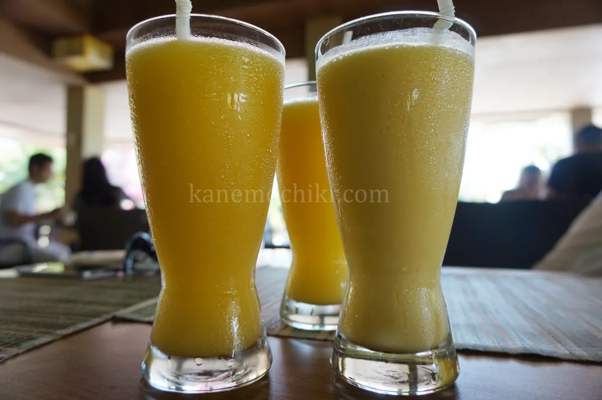 필리핀팔라완-도스팔마스리조트-망고쥬스
