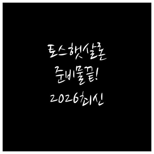 2026년 토스뱅크 햇살론 모바일 신..