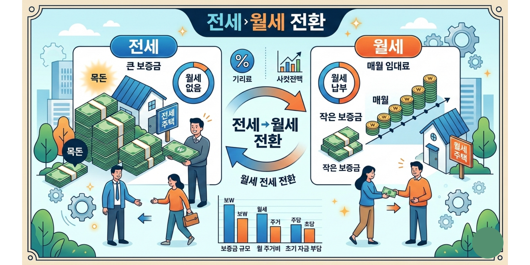 전월세 전환율 계산법 완벽 정리