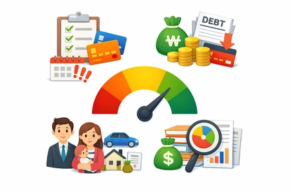 신용점수 계산 방식과 평가 항목 구조 설명2