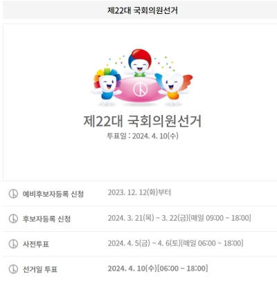 22대 국회의원선거