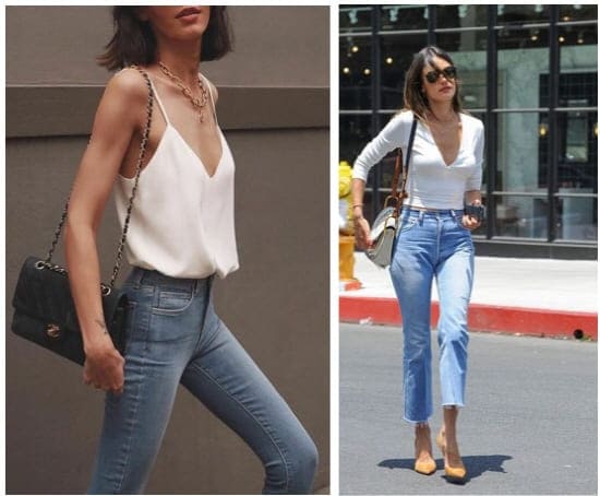 상의의디자인으로-섹시한이미지를-주는-청바지코디