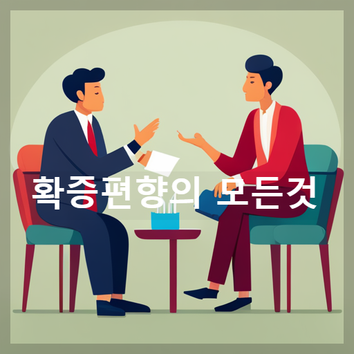 확증편향의 모든것