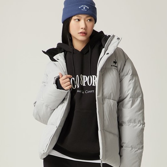 르꼬끄스포르티브 르꼬끄 LE COURT 클라우드 숏 다운 QN423TDJO1