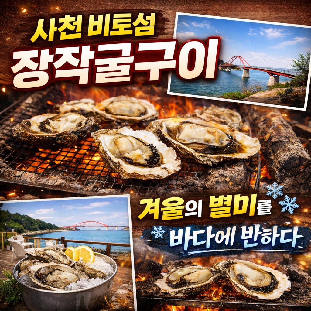 사천 비토섬 장작굴구이, 겨울의 별미를 찾아서