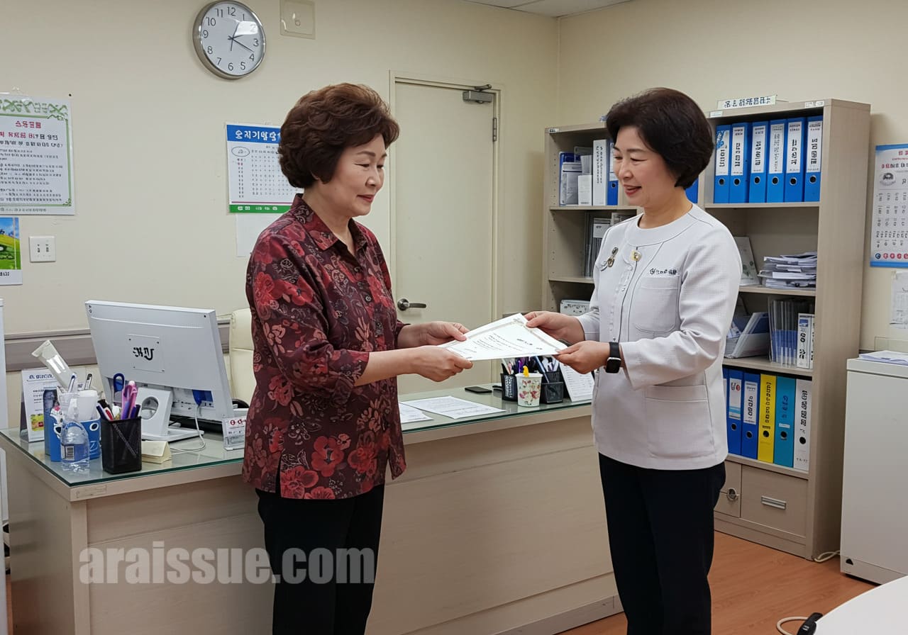 장애인 증명서를 병원에서 받는 순간