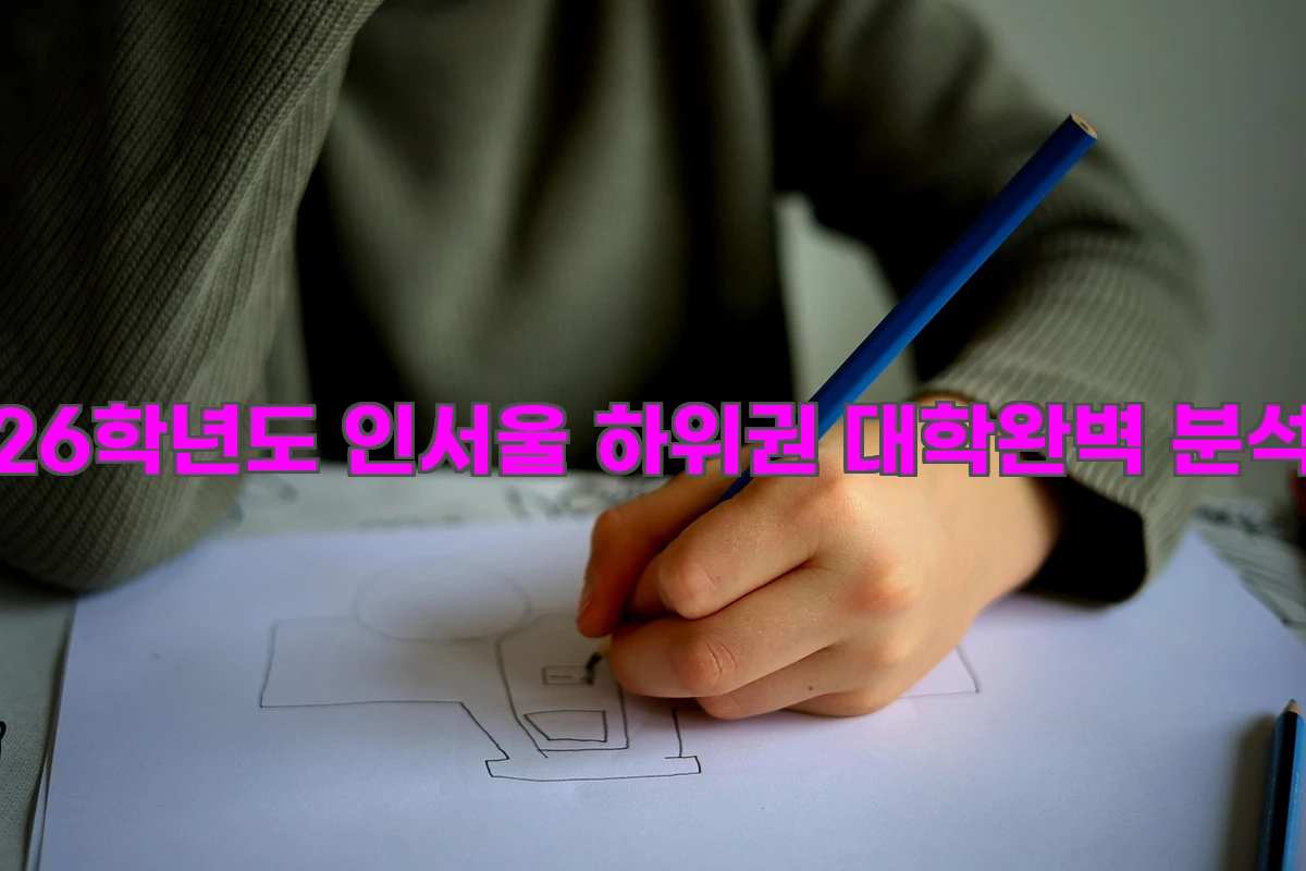 인서울 하위권 대학