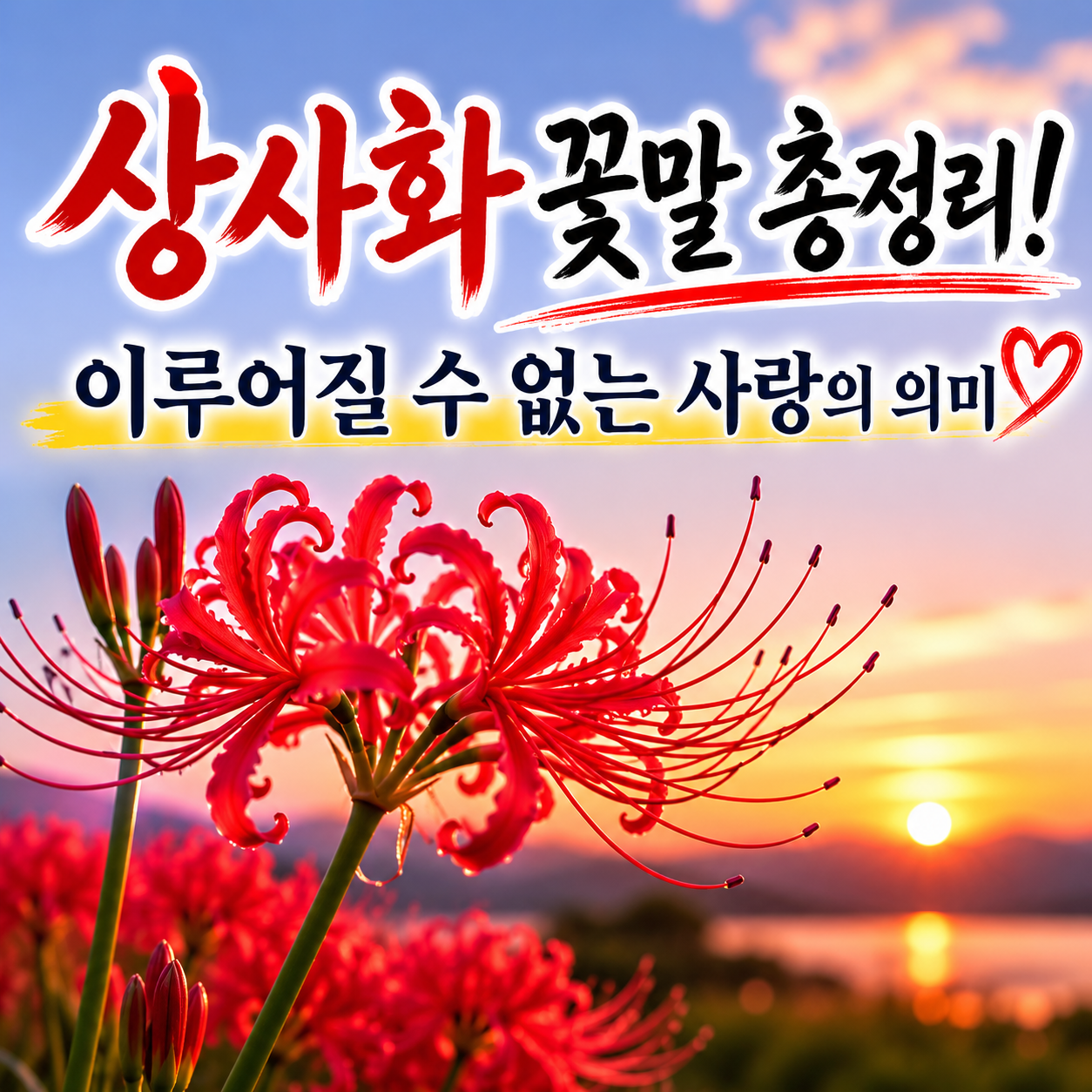 상사화 꽃말