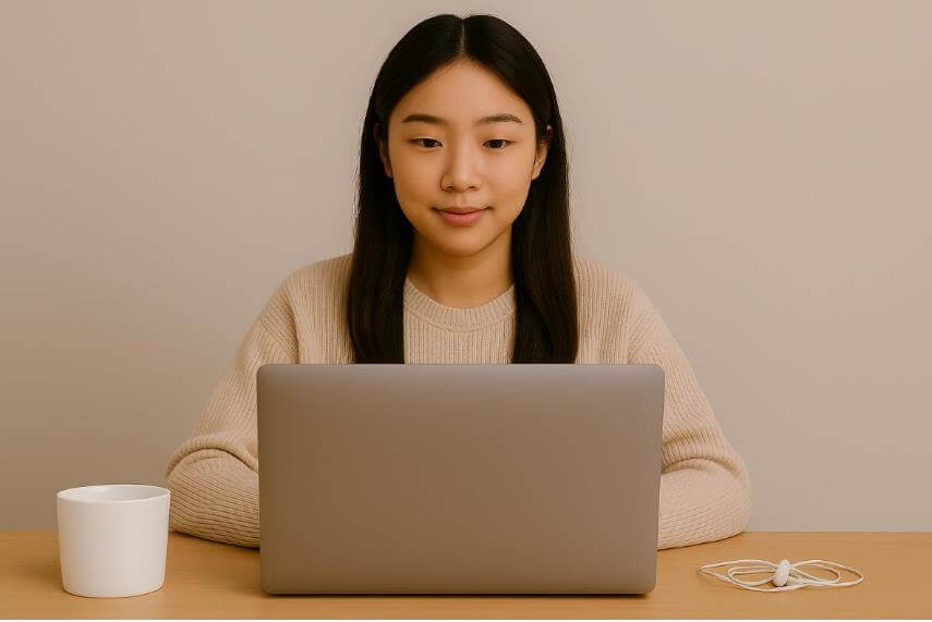 KTX/SRT 열차, 고속버스, 항공권 등을 노트북에서 예매하는 모습