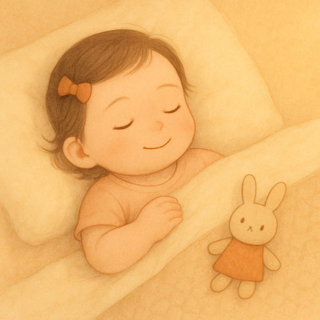 자는 여자 아기 이미지