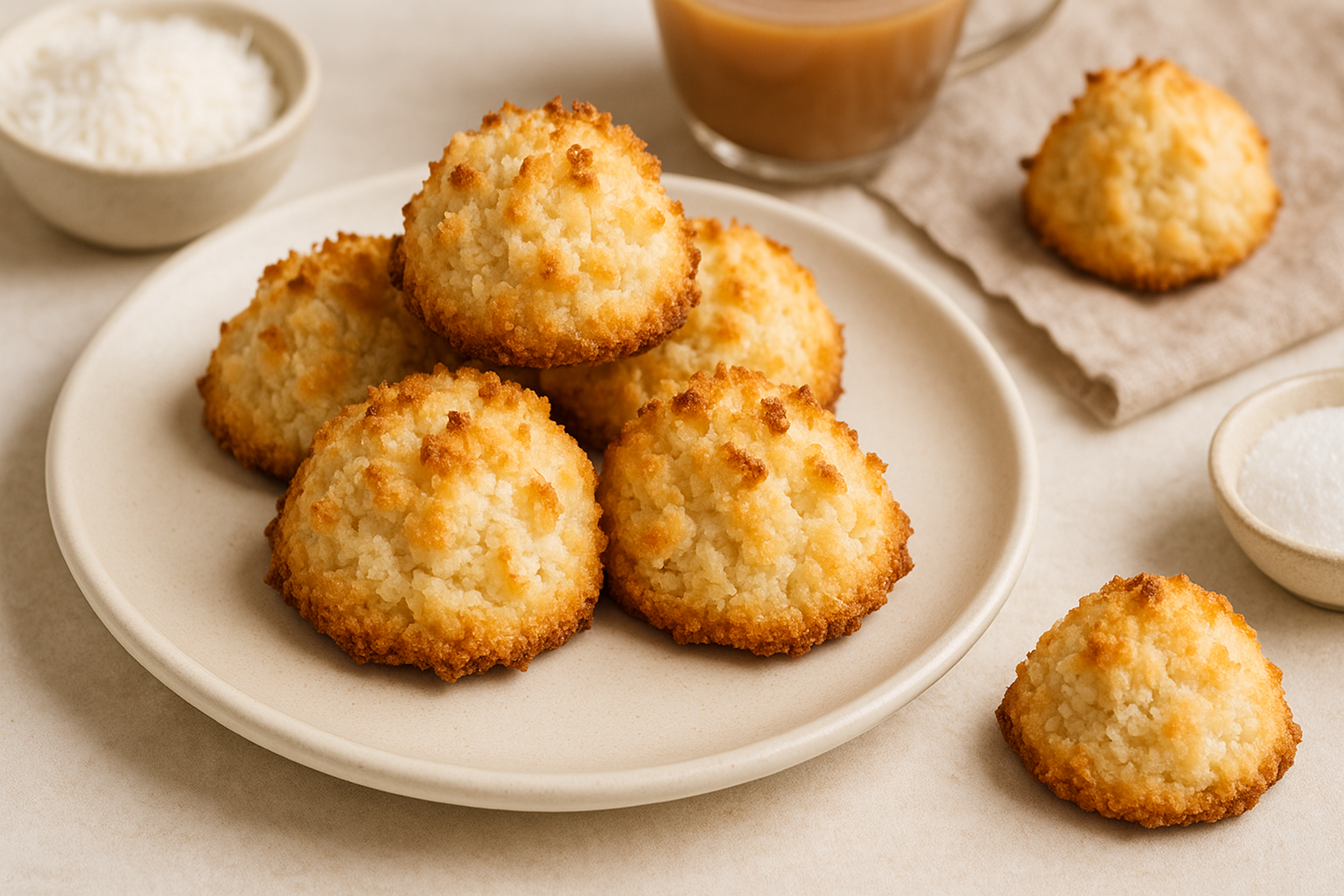 비건 코코넛 마카롱