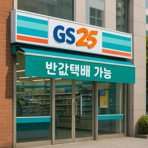 GS편의점 반값택배 요금 안내