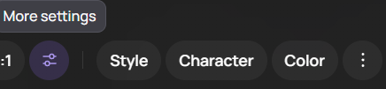 AI 무료 로고 이미지 생성 Ideogram More settings